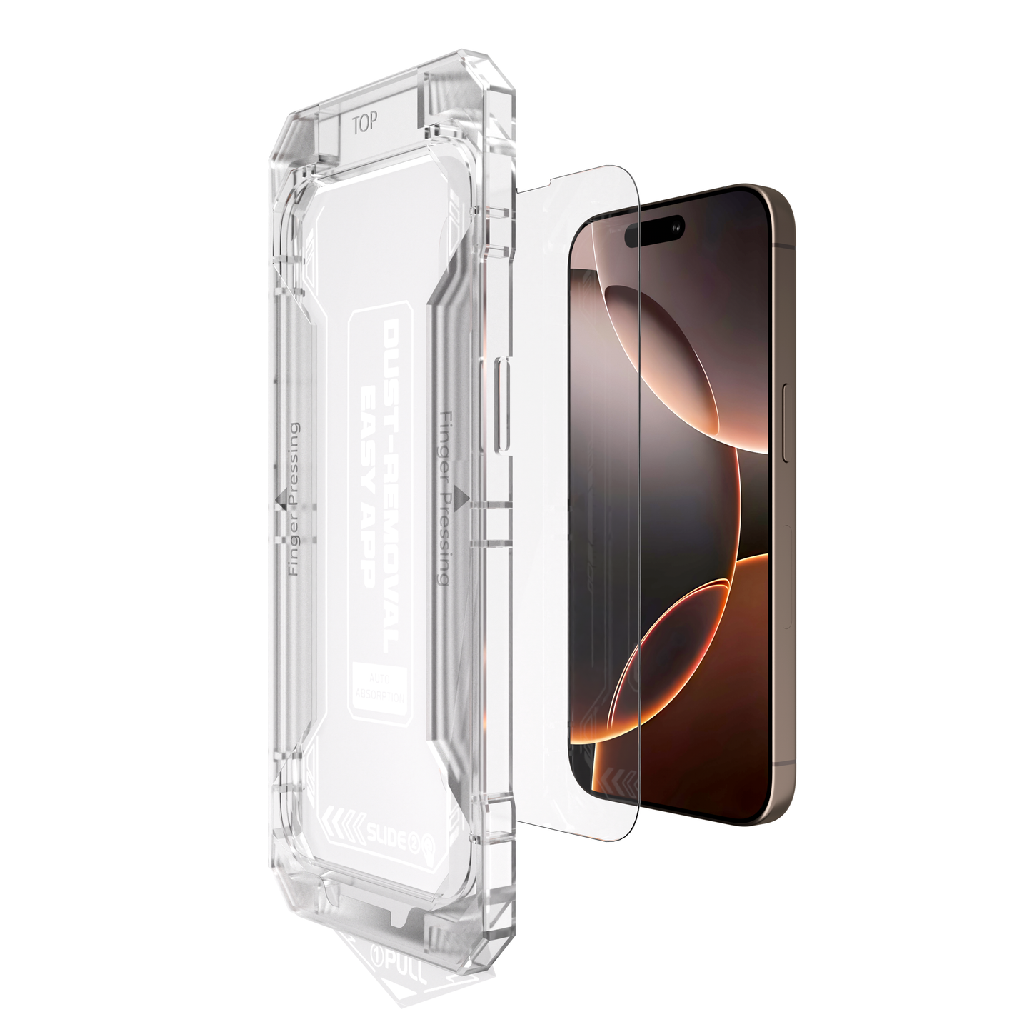 NEXT.ONE Tempered Glass 2.5D Screen Protector + Install-Kit-Pro clear