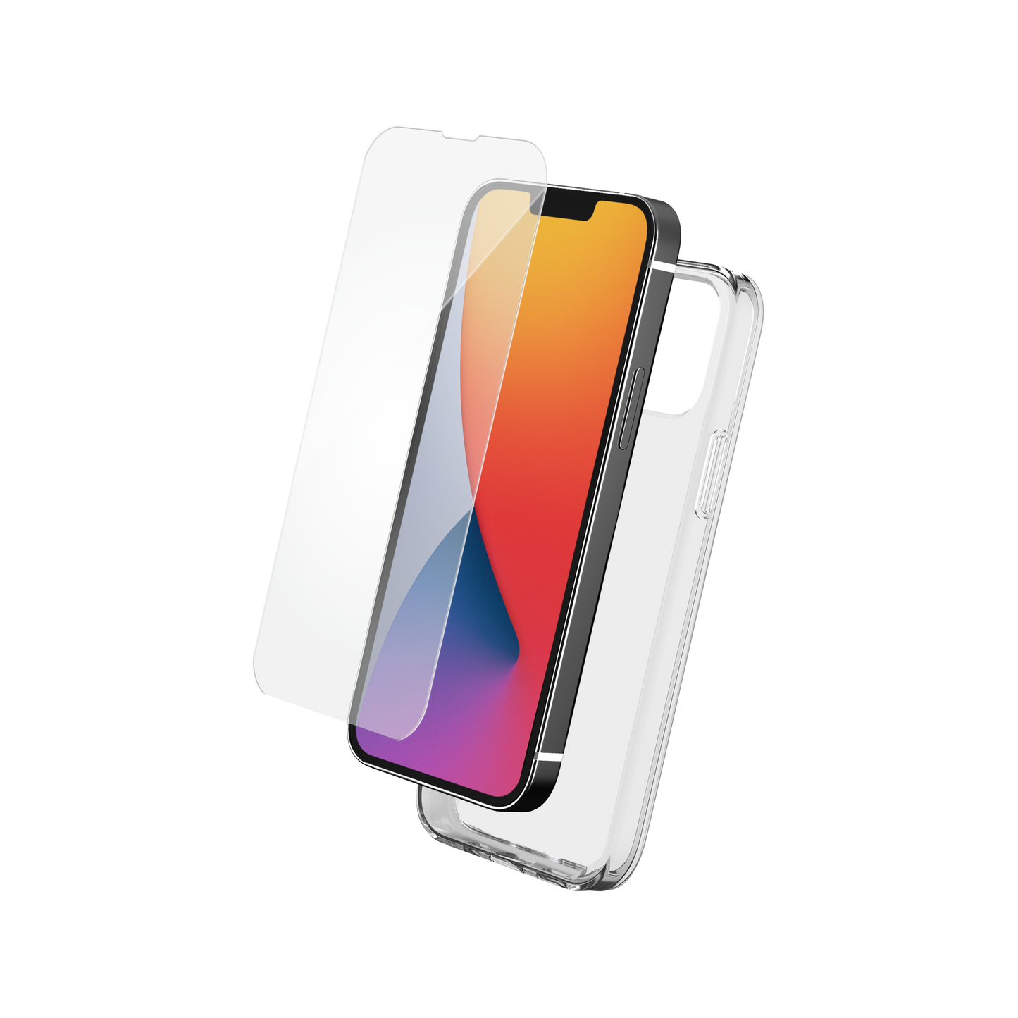BIGBEN Pack: TPU Case + 2.5D Tempered Glass für iPhone 14