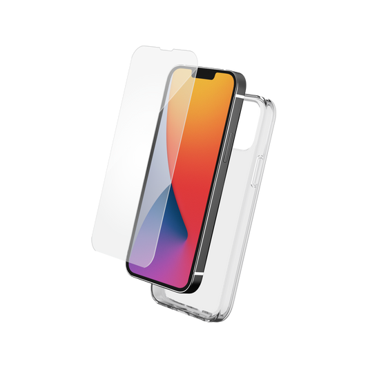 BIGBEN Pack: TPU Case + 2.5D Tempered Glass für iPhone 13