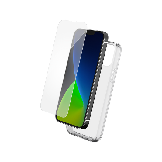 BIGBEN Pack: TPU Case + 2.5D Tempered Glass für iPhone 14 Plus