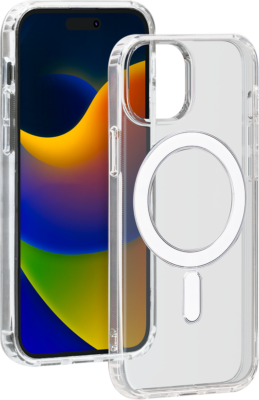 BIGBEN MagSafe Hybrid Cases transparent für iPhone 15 Plus