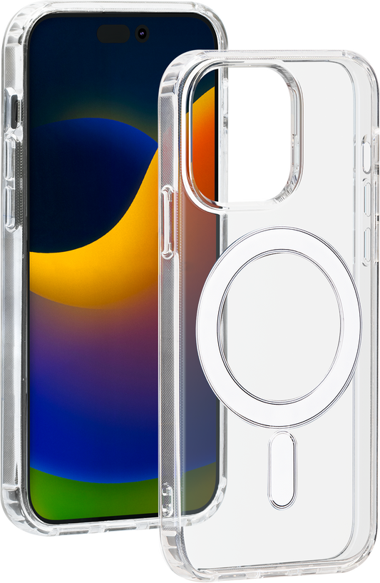 BIGBEN MagSafe Hybrid Cases transparent für iPhone 15 ProMax