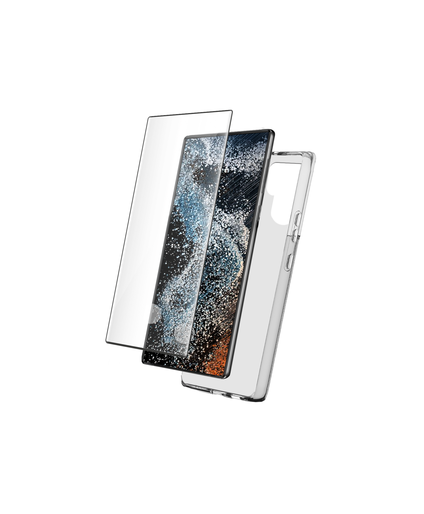 BIGBEN Pack: TPU Case + 2.5D Tempered Glass für Samsung Galaxy S23 Ultra