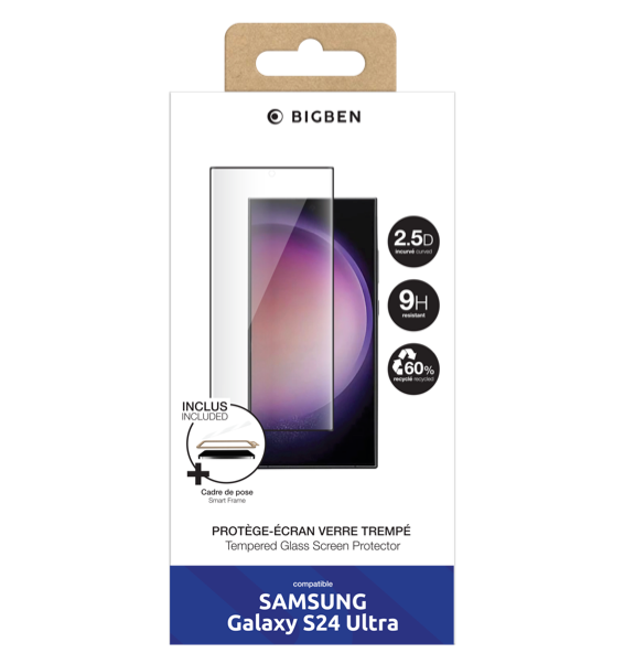 BIGBEN 2.5D Tempered Glass für Samsung Galaxy S24 Ultra