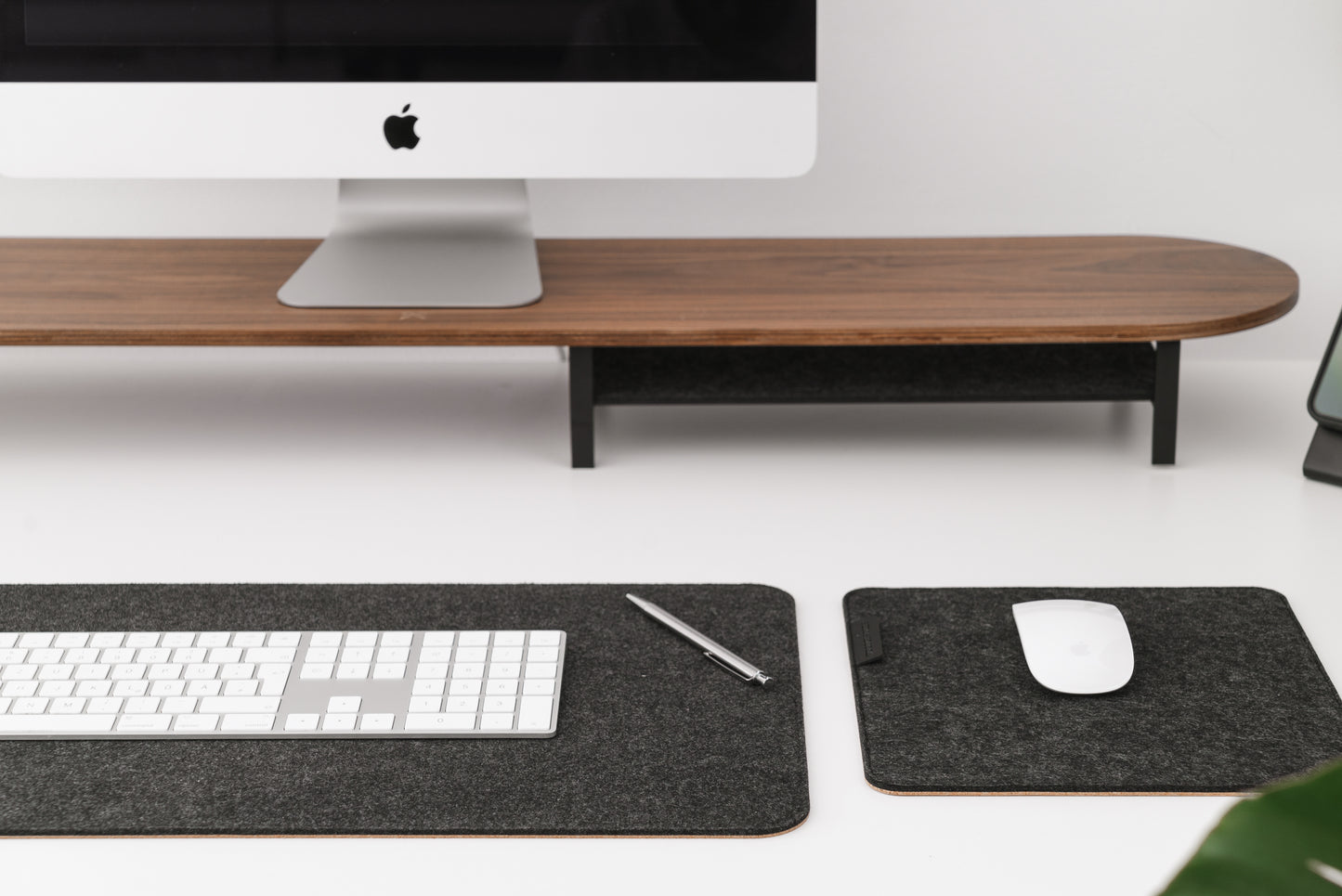 Woodcessoires Desk Mat Filz - Schwarz - Gr. XL