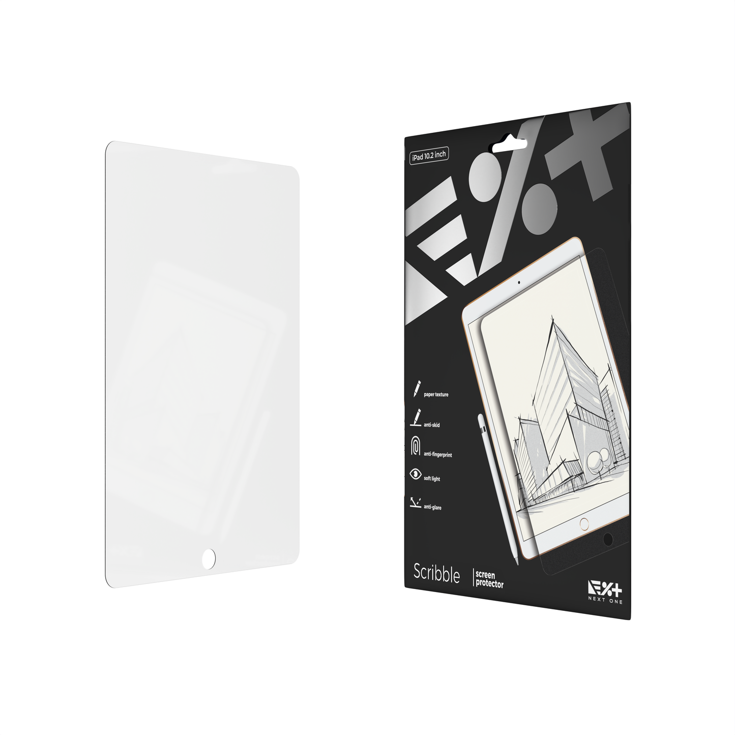 NEXT.ONE Scribble Paper Screen Protector - iPad 10.2" (2021)