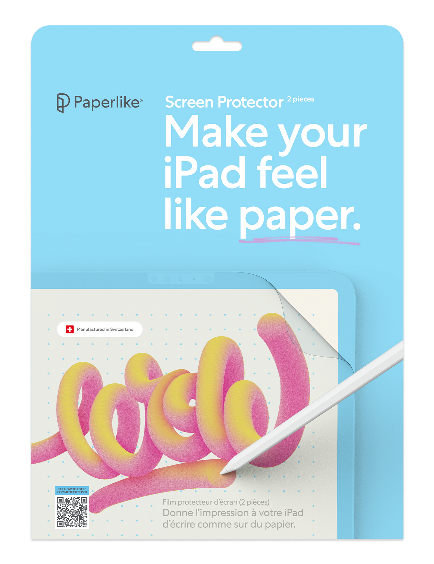 Paperlike 2.1 Displayschutzfolie (2 Papierfolien) - iPad Pro 12.9" (2022)