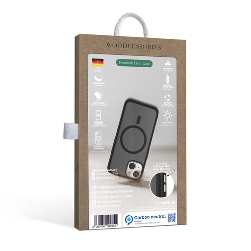 Woodcessories Clear Case mit MagSafe für iPhone 15 ProMax