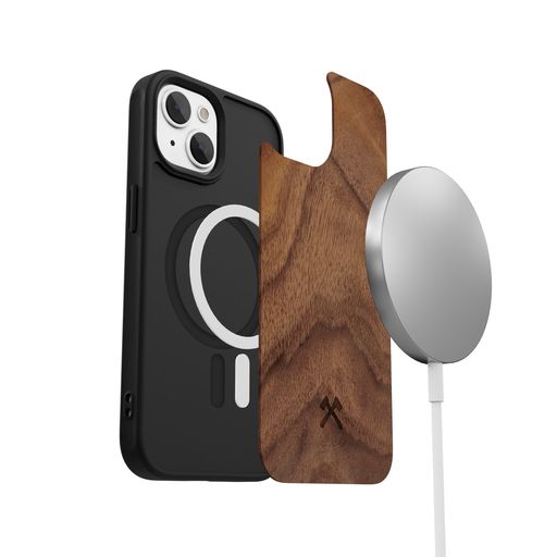 Woodcessories Bumper Wood Case MagSafe für iPhone 15 Plus