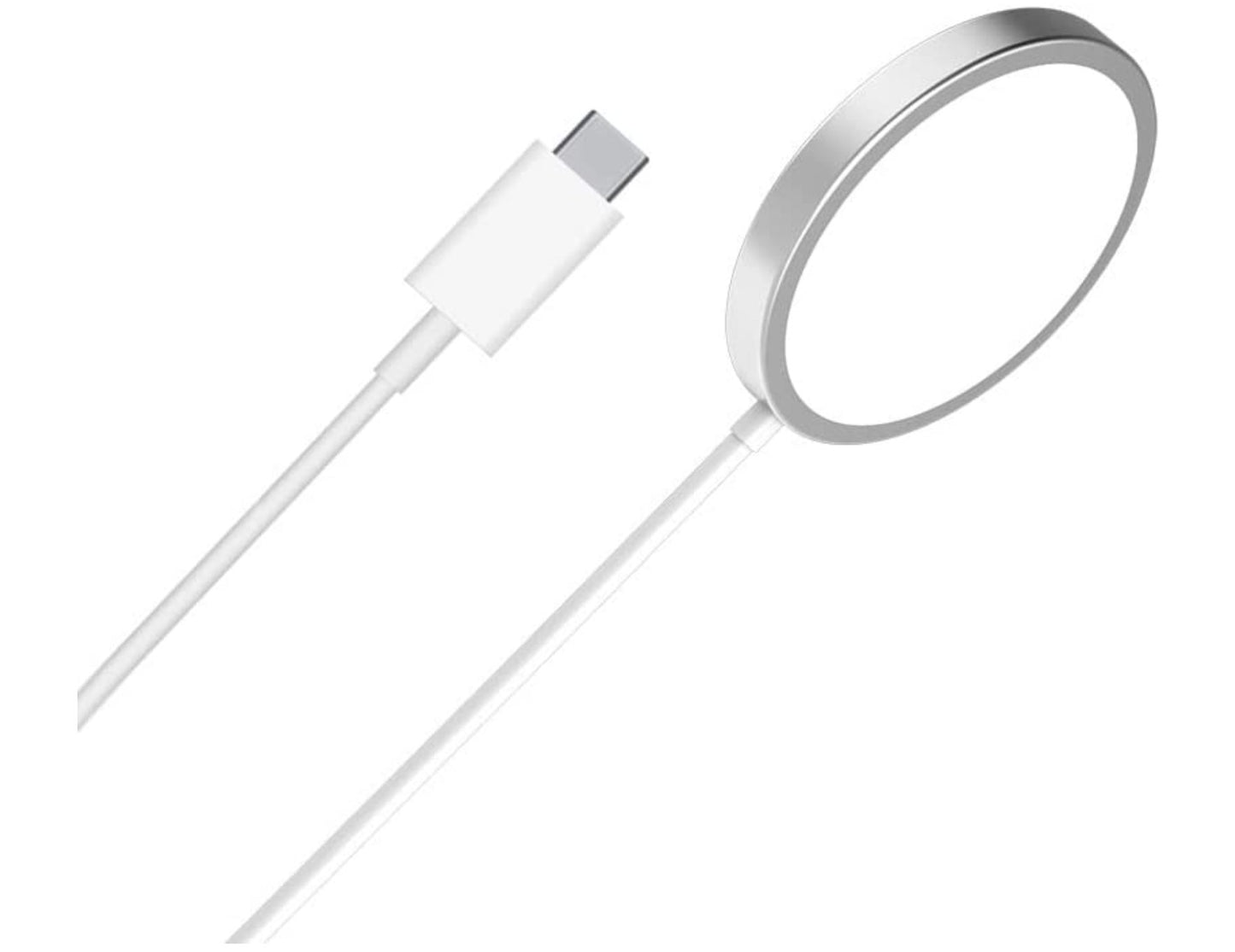 MagSafe 15W Charging Pad Weiß-Silber