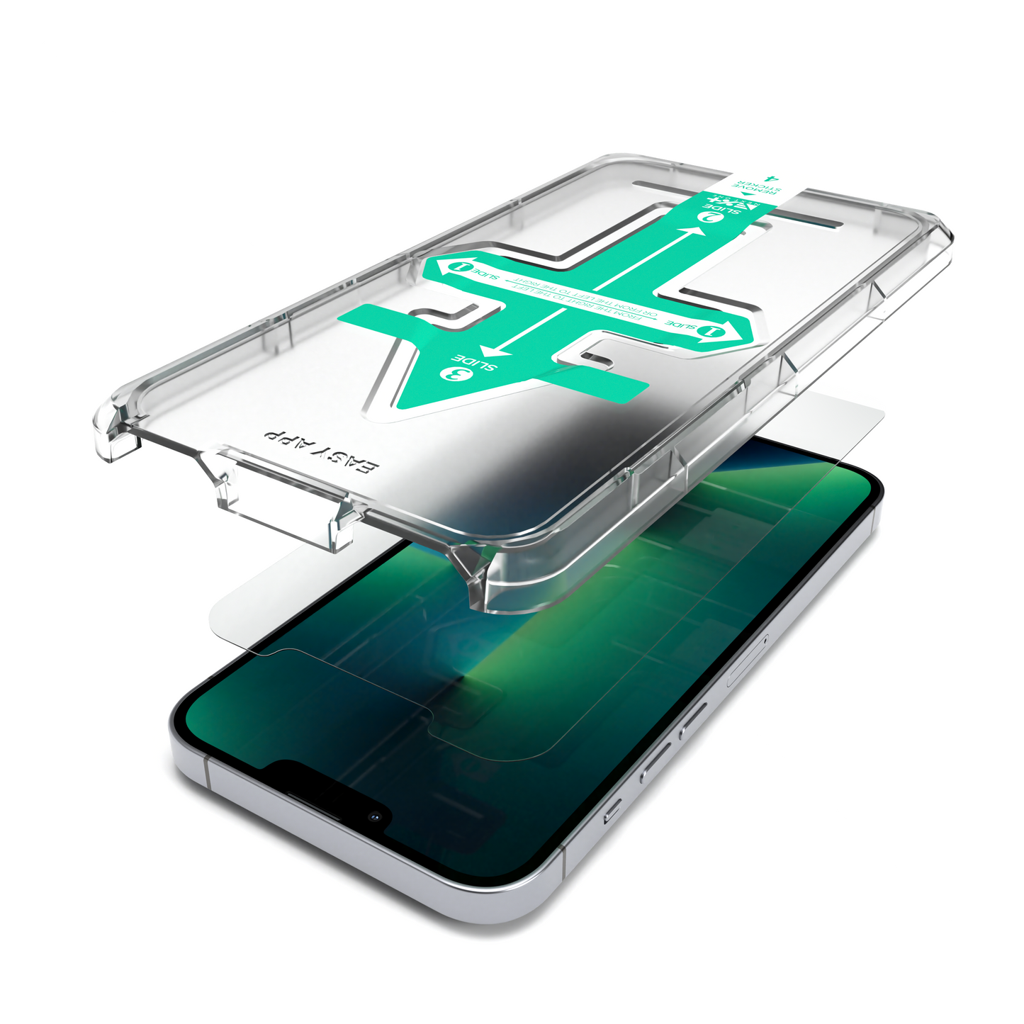 NEXT.ONE iPhone Tempered 2.5D Schutzglas mit Anbringhilfe - iPhone 13 mini