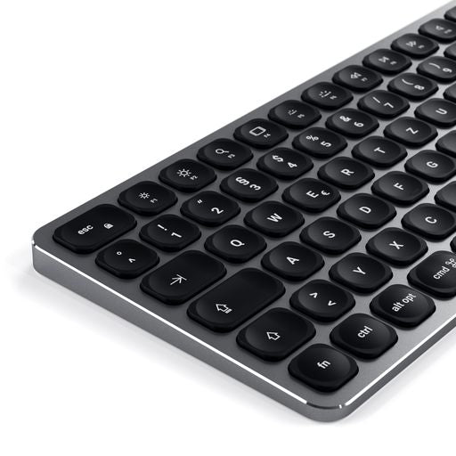 Satechi Aluminium BT Backlit Keyboard Slim - GER - Space Grey