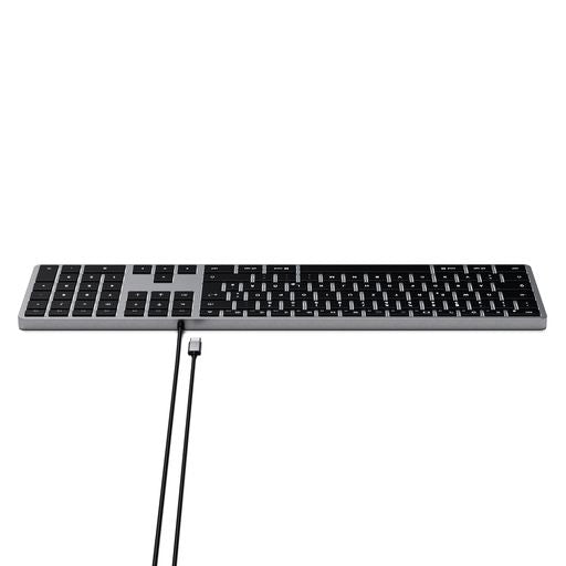 Satechi SlimW3 USB-C Wired Keyboard - GER - Space Grey