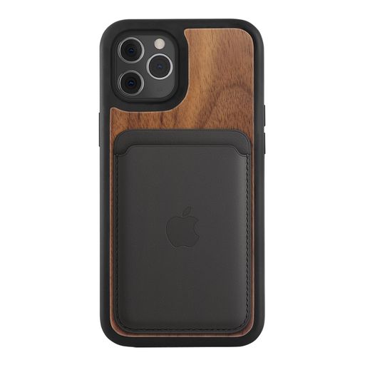 Woodcessories Bumper Wood Case walnut MagSafe für iPhone 12 / 12 Pro