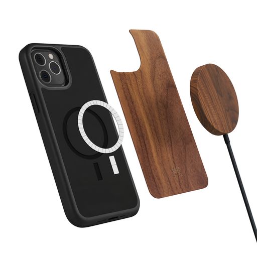 Woodcessories Bumper Wood Case walnut MagSafe für iPhone 12 / 12 Pro