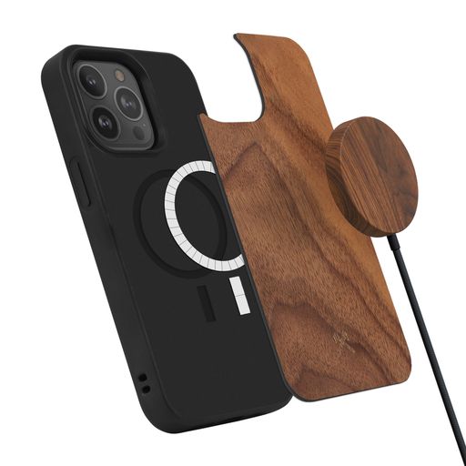 Woodcessories Bumper Wood Case walnut MagSafe für iPhone 13 Pro