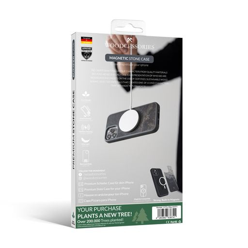 Woodcessories Bumper Stone Case MagSafe für iPhone 12 / 12 Pro