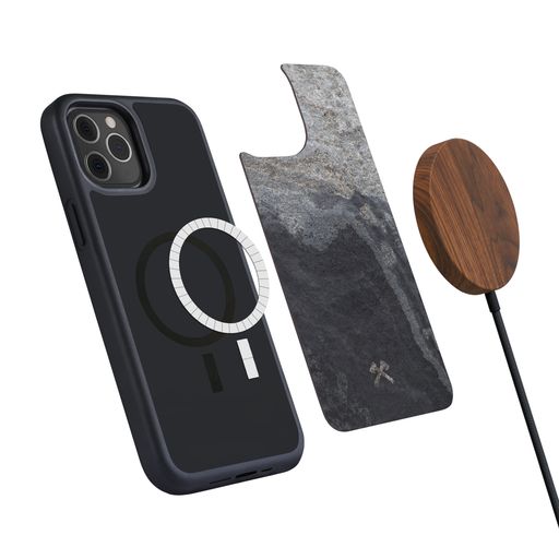 Woodcessories Bumper Stone Case MagSafe für iPhone 12 / 12 Pro