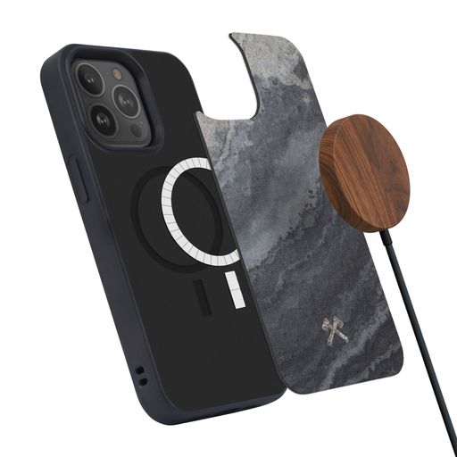 Woodcessories Bumper Stone Case MagSafe für iPhone 13 Pro